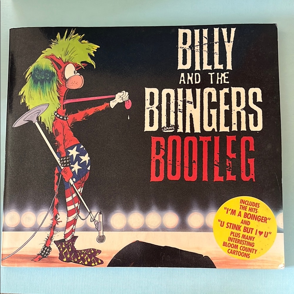 BILLY and‎ the BOINGERS BOOTLEG Album Cover Paperback